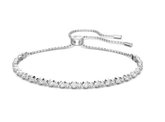 Swar*vski - Matrix Tennis bracelet - Round cut, White, Rhodium plated - 5465384
